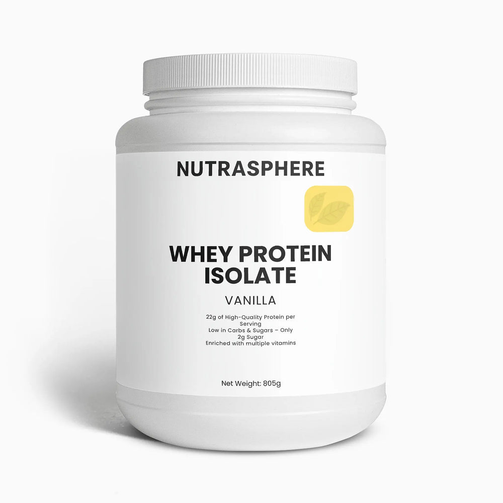 Whey Protein Isolate – Goût Vanille NutraSphere