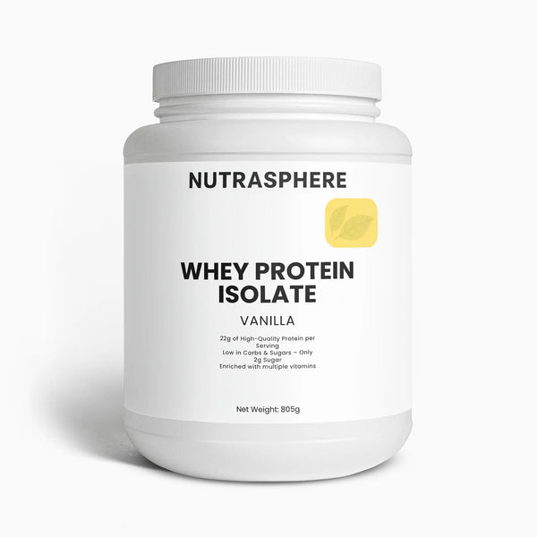 Whey Protein Isolate – Goût Vanille NutraSphere