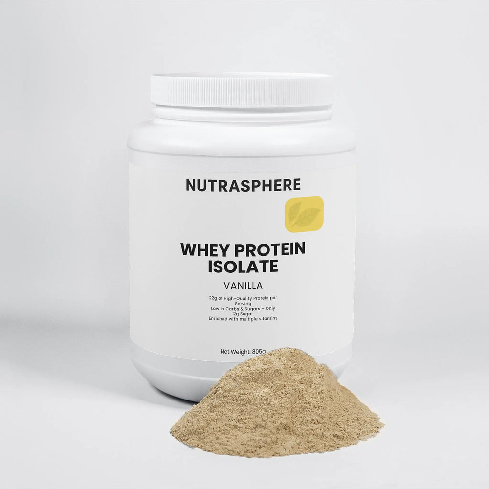 Whey Protein Isolate – Goût Vanille NutraSphere