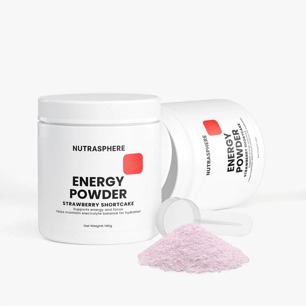 Energy Powder – Goût Strawberry Shortcake NutraSphere